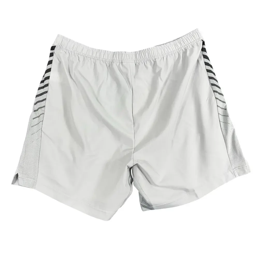 Gymshark Men's Grey Athletic Workout Running Shorts Size XXXL 3XL Mesh Panels